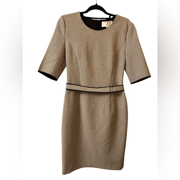 Hugo Boss Doliviena Check Sheath Dress size 8 - Picture 3 of 10